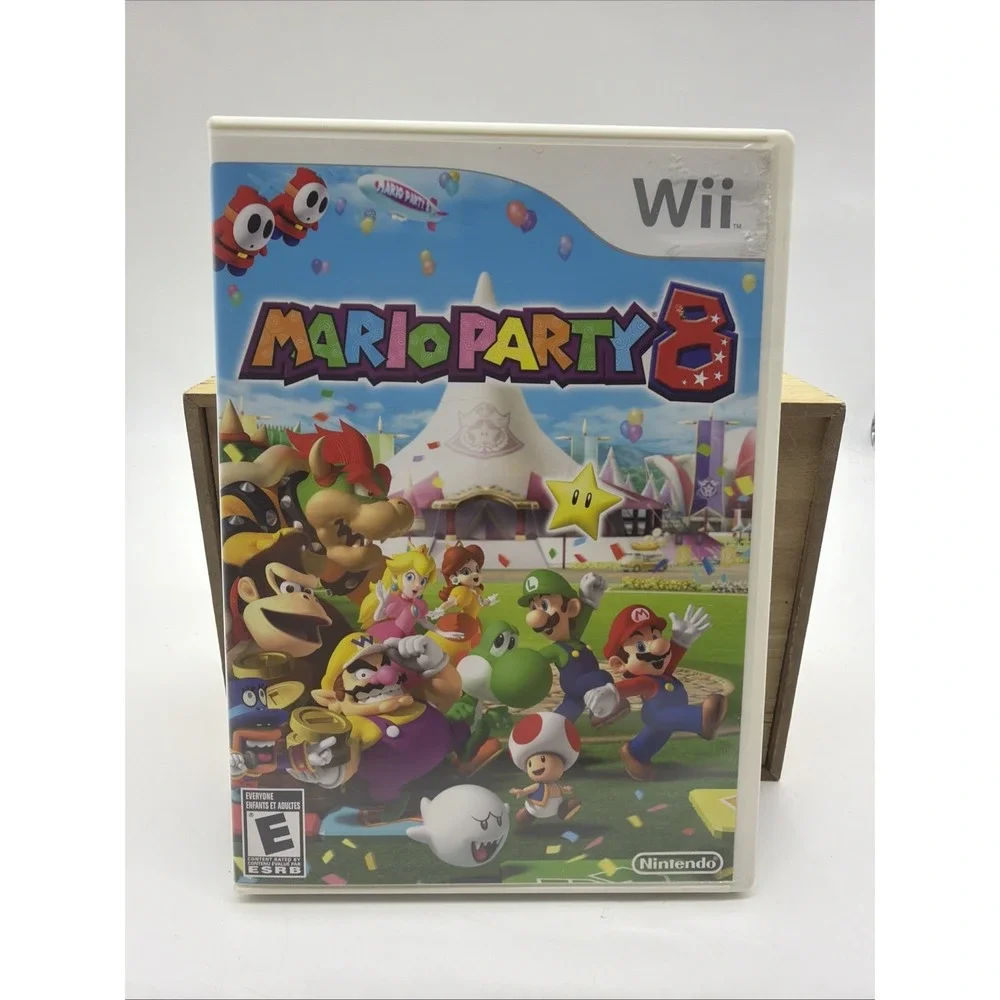 Mario Party 8 Nintendo Wii CIB Complete W/ Manual Case & Game 2006 Tested Works